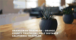 Desktop Screenshot of orangemantriathlon.com