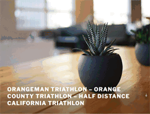 Tablet Screenshot of orangemantriathlon.com